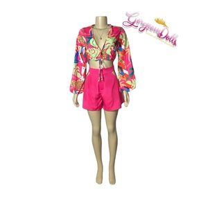 Gorgeous Dolls Morgan 2Pc Short Set